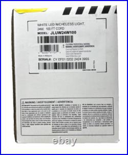 Jandy HydroCool White 24W 100 Ft LED JLUW24W100 Pool Light, New In Sealed Box Jandy HydroCool White 24W 100 Ft LED JLUW24W100 Pool Light, New In Sealed Box