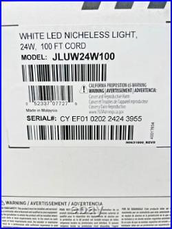Jandy HydroCool White 24W 100 Ft LED JLUW24W100 Pool Light, New In Sealed Box Jandy HydroCool White 24W 100 Ft LED JLUW24W100 Pool Light, New In Sealed Box