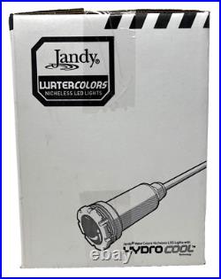 Jandy HydroCool White 24W 100 Ft LED JLUW24W100 Pool Light, New In Sealed Box Jandy HydroCool White 24W 100 Ft LED JLUW24W100 Pool Light, New In Sealed Box