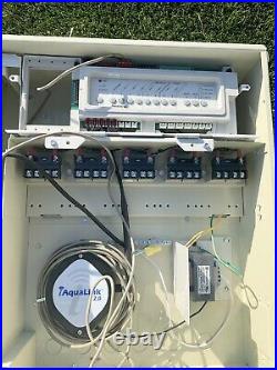 Jandy Zodiac R0468501 Aqualink RS8 P&S Power Center Board w CPU IQ20 Antenna EUC