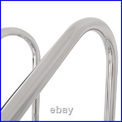 KOJEM Non-Slip 3-Step Stainless Steel Swimming Pool Ladder For In-Ground Pools