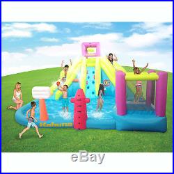 Kahuna Twin Peaks Outdoor Inflatable Backyard Kiddie Pool & Slide Water Park