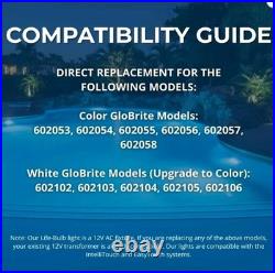 LIFE-BULB 1.5 LED Color Changing Pool Light 100' Cord For Pentair Globright