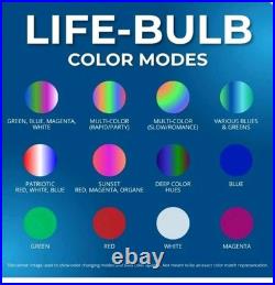 LIFE-BULB 1.5 LED Color Changing Pool Light 100' Cord For Pentair Globright