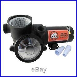 Mighty Mammoth Above Ground Pool Pump 1.5HP & 2HP High Performance & Flow Rate