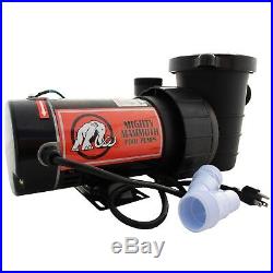 Mighty Mammoth Above Ground Pool Pump 1.5HP & 2HP High Performance & Flow Rate