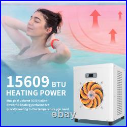 NAIZEA Pool Heater for Above and In Ground Pools & Spa 15609 BTU/hr 5000 Gallons