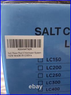NEW Smart Saltwater Pool Chlorinator System 300Series LC Factory Sealed