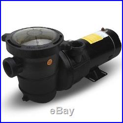 New 1.5 HP Pump Above Ground swimming Pool filter 1.5 port hi flo 115v motor
