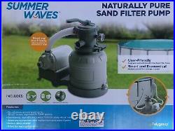 New In Hand Summer Waves / Polygroup 1,400 Gph 10 Sand Filter Pool Pump 1400
