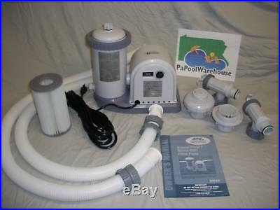 New Intex Easy Set 1500 GPH Pool Filter Pump w Timer