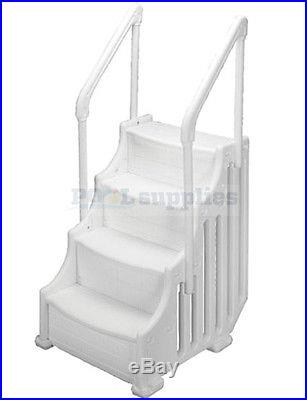 New Ocean Blue Mighty Step 30 Wide Above Ground Swimming Pool Steps Ladder