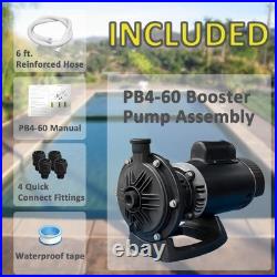 PB4-60 3/4 HP Booster Pump for Pressure Side Pool Cleaners, 115V/230V Polaris