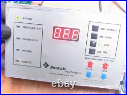 PENTAIR 472100 MiniMax NT Pool Spa Heater Digital Display Temp Control withOverlay