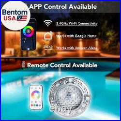 PN04DC Inground Pool/Spa Lighting System RGBW Color Change 6 Inch 50W LED, Remot
