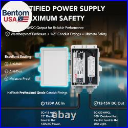 PN04DC Inground Pool/Spa Lighting System RGBW Color Change 6 Inch 50W LED, Remot