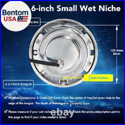 PN04DC Inground Pool/Spa Lighting System RGBW Color Change 6 Inch 50W LED, Remot