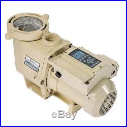 Pentair 011018 Intelliflo 3 HP Variable Speed Swimming Pool Pump VS3050 with Time