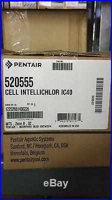 Pentair IntelliChlor IC40 Salt swimming pool Chlorine Generator Cell 520555