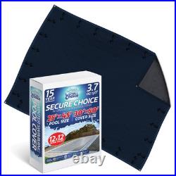 Pool Cover Choice 25'x45' Rectangle Inground Secure Choice Cobalt Blue