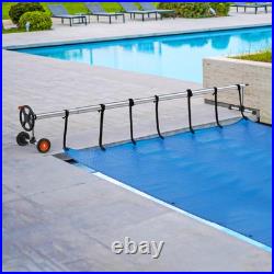 Pool Cover Reel Aluminum Solar Cover Reel for Inground Pools 22 ft Pool Cover Reel Aluminum Solar Cover Reel for Inground Pools 22 ft