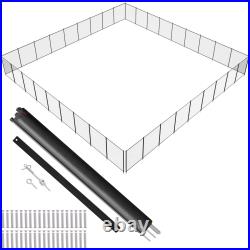 Pool Fence 4'x12/48/72/96/108' 4'x2.5' Gate Inground Pool Removable Fences Pool Fence 4'x12/48/72/96/108' 4'x2.5' Gate Inground Pool Removable Fences