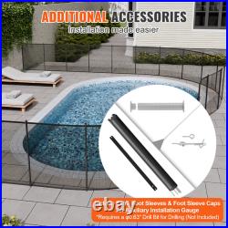 Pool Fence 4'x12/48/72/96/108' 4'x2.5' Gate Inground Pool Removable Fences Pool Fence 4'x12/48/72/96/108' 4'x2.5' Gate Inground Pool Removable Fences