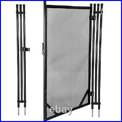 Pool Fence Gate For In-ground Swimming Pool Safety Fence4x2.5Ft Enhanced Protect