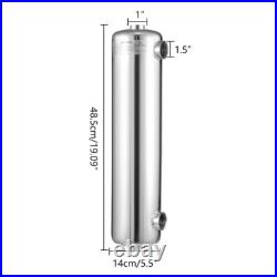 Pool Heat Exchanger Tube 200K Same Side 1+ 1 1/2FPT Stainless 200k Btu/hour Pool Heat Exchanger Tube 200K Same Side 1+ 1 1/2FPT Stainless 200k Btu/hour