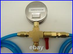 Pool Leak. Pool Plumbing Pressure Tester. Pool Leak detector. Swimming pool