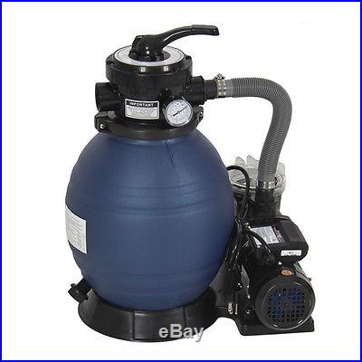 Pro 2400GPH 13 Sand Filter w/ 3/4 HP Above Ground Swimming Pool Pump 10000GAL