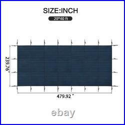 Rectangle Swimming Pool Safety Cover 20x40ft Rectangular Underground Inground Rectangle Swimming Pool Safety Cover 20x40ft Rectangular Underground Inground