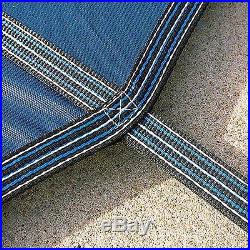 Rectangular Mesh 16' x 32' with Center Steps Inground Swimming Pool Safety Cover