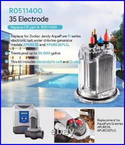 Replace R0511400 35 Electrode Salt Cell Fits for Zodiac Jandy AquaPure Ei Series Replace R0511400 35 Electrode Salt Cell Fits for Zodiac Jandy AquaPure Ei Series