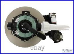 Rx Clear Radiant 16 Aboveground Swimming Pool Sand Filter System with. 75 HP Pump