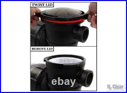 Rx Clear Radiant 16 Aboveground Swimming Pool Sand Filter System with. 75 HP Pump