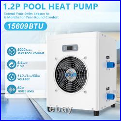 SLSY Above Ground Pools Heater 110V Electric Pool Heater&Titanium Heat Exchanger