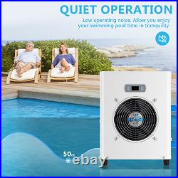 SLSY Above Ground Pools Heater 110V Electric Pool Heater&Titanium Heat Exchanger
