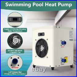 SLSY Above Ground Pools Heater 110V Electric Pool Heater&Titanium Heat Exchanger