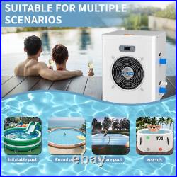 SLSY Above Ground Pools Heater 110V Electric Pool Heater&Titanium Heat Exchanger