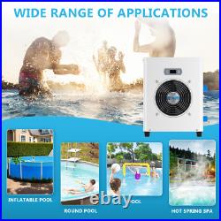 SLSY Above Ground Pools Heater 110V Electric Pool Heater&Titanium Heat Exchanger