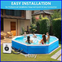 SLSY Above Ground Pools Heater 110V Electric Pool Heater&Titanium Heat Exchanger