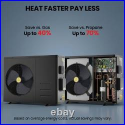SLSY Ground Pool Heat Pump 17k-109k BTU, High Efficiency COP, Digital Control