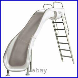 SR Smith 610-209-5822 Rogue 2 Slide With Left Turn White 8' Ft for Swimming Pool