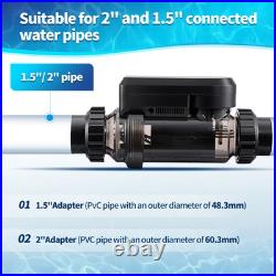 Salt Water Pool Chlorinator System for Above & In-Ground Pools Up to 22,000 Gal Salt Water Pool Chlorinator System for Above & In-Ground Pools Up to 22,000 Gal