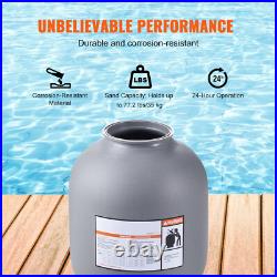 Sand Filter 16 Above Inground Swimming Pool Sand Filter with 7-Way Valve
