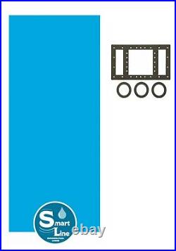 SmartLine Plain Blue Swimming Pool Overlap Liner 30 Gauge (Various Sizes)