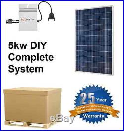 Solar Panel Kit with Enphase m215 Do It Yourself for Home 5000W 5kw Complete