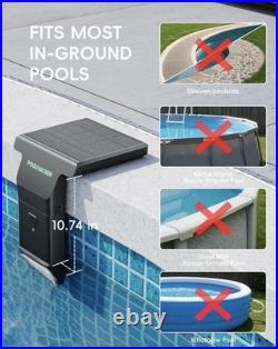 Solar Pool Lights Only for Inground Poo 10-Color 4-Mode Light Sensing LED Under