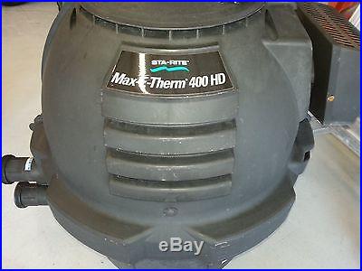Sta-Rite SR400NA-HD Max-E-Therm Black Natural Gas Pool and Spa Heater, for parts